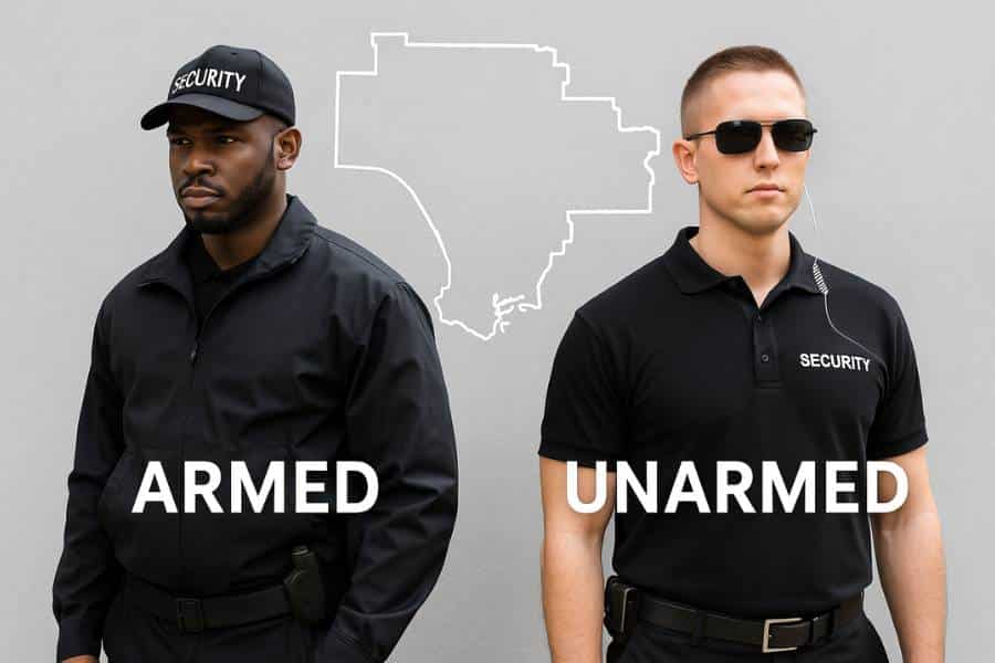 Armed vs Unarmed Guards in Los Angeles